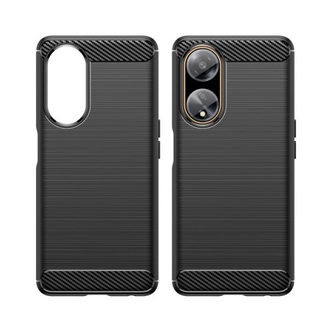 Elastyczne etui pancerne karbon do Oppo A98 5G Carbon Case