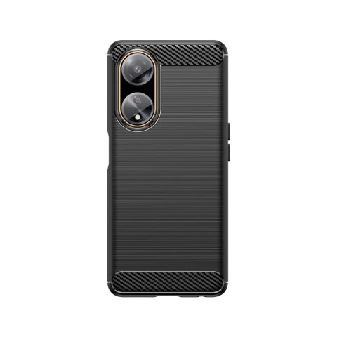 Elastyczne etui pancerne karbon do Oppo A98 5G Carbon Case