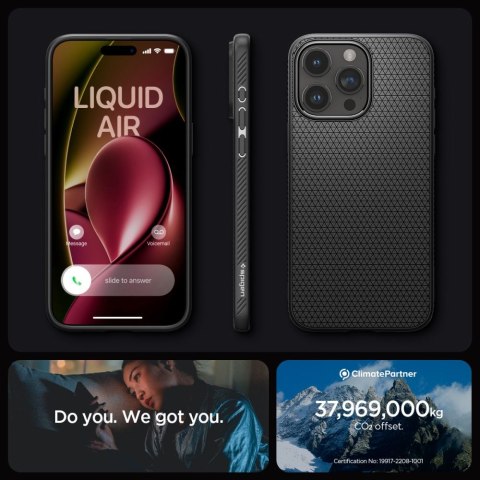 SPIGEN LIQUID AIR IPHONE 15 PRO MAX MATTE BLACK