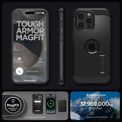 SPIGEN TOUGH ARMOR MAG MAGSAFE IPHONE 15 PRO MAX BLACK