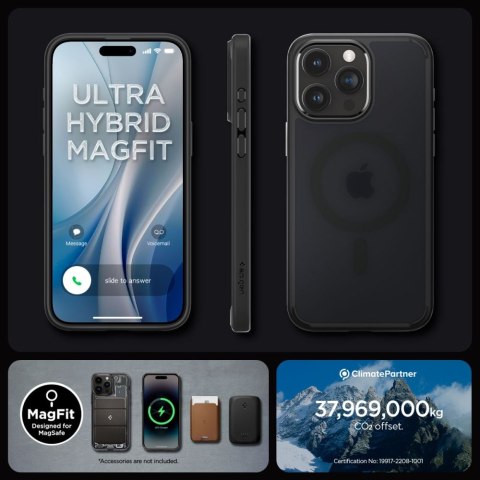 SPIGEN ULTRA HYBRID MAG MAGSAFE IPHONE 15 PRO MAX FROST BLACK