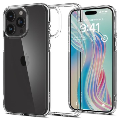 Etui Iphone 15 Pro Spigen Ultra Hybrid Crystal Clear Braders