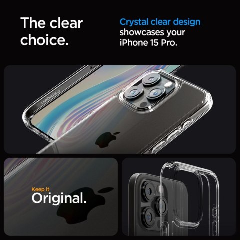 Etui Iphone 15 Pro Spigen Ultra Hybrid Crystal Clear Braders