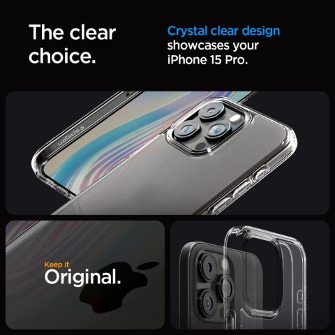 SPIGEN ULTRA HYBRID IPHONE 15 PRO FROST CLEAR