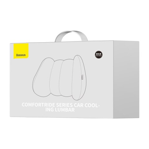 Poduszka lędźwiowa do samochodu Baseus ComfortRide - czarna