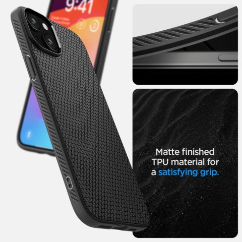 SPIGEN LIQUID AIR IPHONE 15 MATTE BLACK