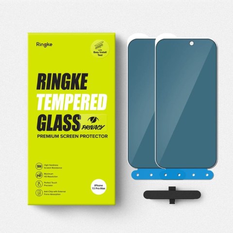 SZKŁO HARTOWANE RINGKE TG IPHONE 15 PRO MAX PRIVACY