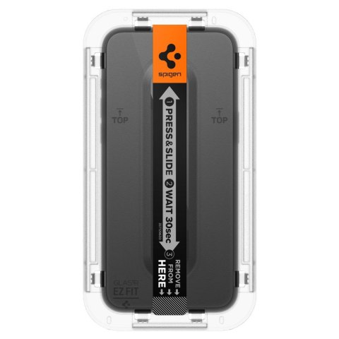 SZKŁO HARTOWANE SPIGEN GLAS.TR "EZ FIT" FC IPHONE 15 BLACK