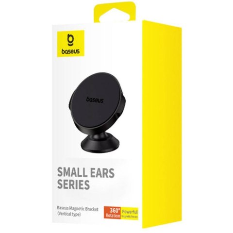 Uchwyt magnetyczny Baseus Small Ears wertykalny 360° (Overseas Edition) - czarny