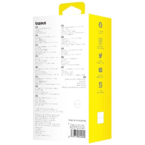 Uchwyt magnetyczny Baseus Small Ears wertykalny 360° (Overseas Edition) - czarny