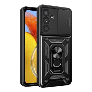 Etui Pancerne Hybrid Armor Camshield do Samsung Galaxy M14 z osłoną na aparat