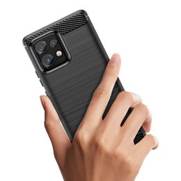 Etui Carbon Case do Motorola Edge 40 Pro elastyczny czarny
