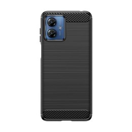 Etui Carbon Case do Motorola Moto G14 elastyczny czarny