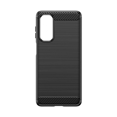 Etui Carbon Case do Nokia C12 / Nokia C12 Pro / Nokia C12 Plus elastyczny czarny