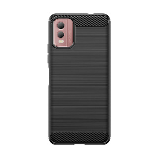 Etui Carbon Case do Nokia C32 elastyczny czarny