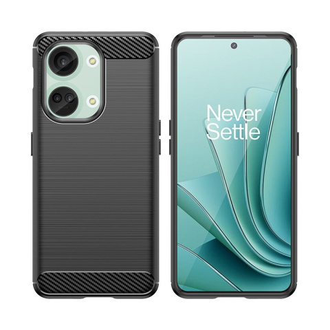 Etui Carbon Case do OnePlus Ace 2V / OnePlus Nord 3 elastyczny czarny