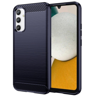 Etui Carbon Case do Samsung Galaxy A34 5G elastyczny niebieski