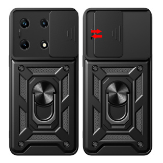 Etui Pancerne Hybrid Armor Camshield do Infinix Note 30 Pro z osłoną na aparat