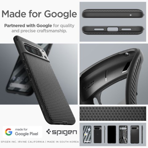 SPIGEN LIQUID AIR GOOGLE PIXEL 8 PRO MATTE BLACK