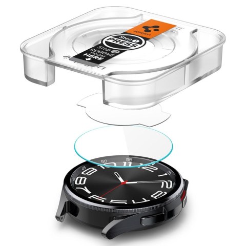 SZKŁO HARTOWANE SPIGEN GLAS.TR "EZ-FIT" 2-PACK GALAXY WATCH 6 CLASSIC (43 MM) CLEAR