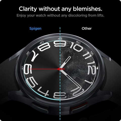 SZKŁO HARTOWANE SPIGEN GLAS.TR "EZ-FIT" 2-PACK GALAXY WATCH 6 CLASSIC (43 MM) CLEAR