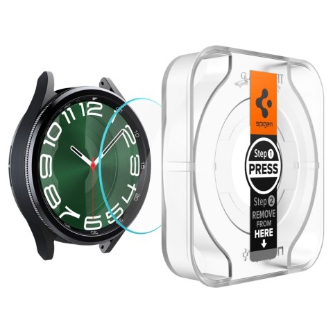 SZKŁO HARTOWANE SPIGEN GLAS.TR "EZ-FIT" 2-PACK GALAXY WATCH 6 CLASSIC (47 MM) CLEAR