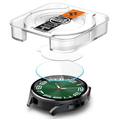 SZKŁO HARTOWANE SPIGEN GLAS.TR "EZ-FIT" 2-PACK GALAXY WATCH 6 CLASSIC (47 MM) CLEAR