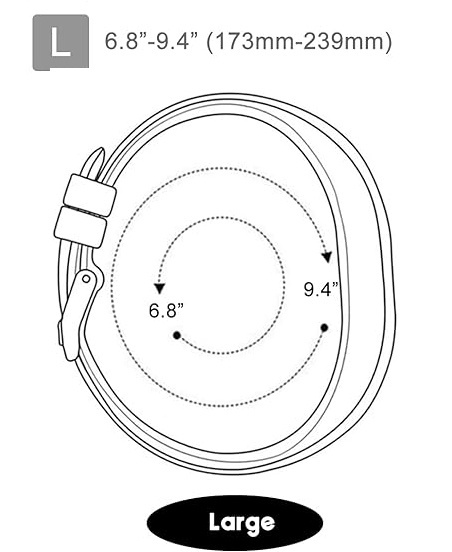 Opaska / Pasek Braders do Garmin Vivosmart 5 rozmiar L granatowy