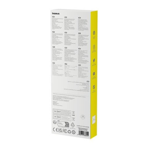 Rysik Baseus Smooth Writing 2 ze wskaźnikiem LED - biały