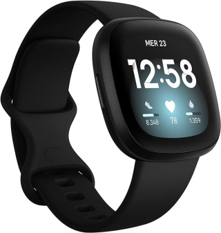 Opaska / Pasek Braders do Fitbit Versa 4 / Fitbit Versa 3 czarny