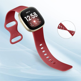 Opaska / Pasek Braders do Fitbit Versa 4 / Fitbit Versa 3 czerwony