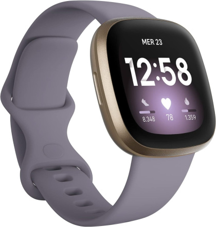 Opaska / Pasek Braders do Fitbit Versa 4 / Fitbit Versa 3 fioletowy