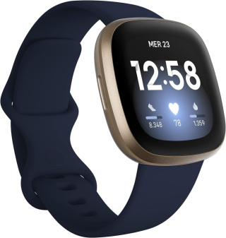 Opaska / Pasek Braders do Fitbit Versa 4 / Fitbit Versa 3 granatowy