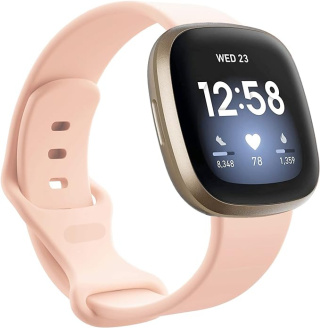 Opaska / Pasek Braders do Fitbit Versa 4 / Fitbit Versa 3 pudrowy róż