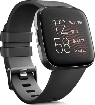 Opaska / Pasek Braders do Fitbit Versa / Versa 2 / Versa Lite czarny