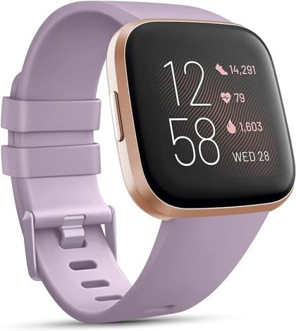 Opaska / Pasek Braders do Fitbit Versa / Versa 2 / Versa Lite fioletowy