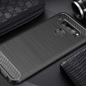 Elastyczne etui Carbon Case do LG K50S czarny