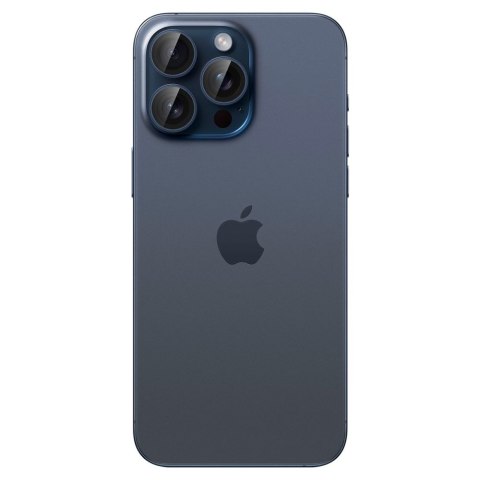 OSŁONA APARATU SPIGEN OPTIK.TR "EZ FIT" CAMERA PROTECTOR 2-PACK IPHONE 14 PRO / PRO MAX / 15 PRO / PRO MAX BLUE TITANIUM