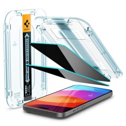 Szkło Hartowane Spigen Ez Fit 2-pack Iphone 15 Pro Privacy Braders