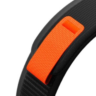 Nylon Garmin Fenix 5 / 6 / 6 Pro / 7 Czarny / Pomarańczowy