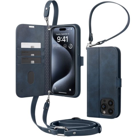 SPIGEN WALLET "S" PRO IPHONE 15 PRO NAVY