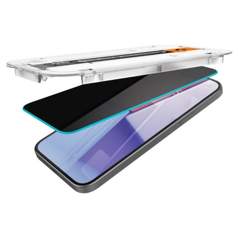 SZKŁO HARTOWANE SPIGEN GLAS.TR "EZ FIT" IPHONE 15 PRIVACY