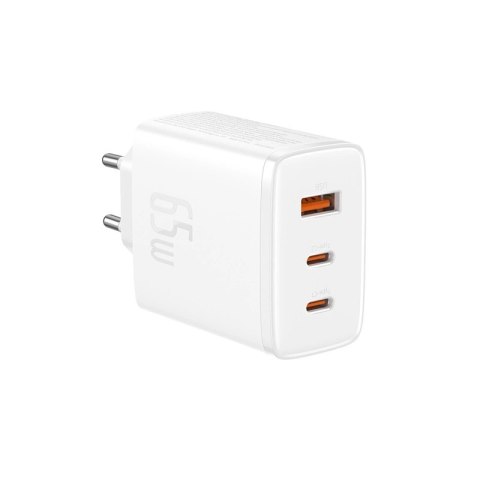 Ładowarka GaN Baseus Cube Pro 65W 2x USB-C USB-A - biała