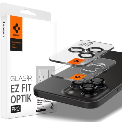 OSŁONA APARATU SPIGEN OPTIK.TR "EZ FIT" CAMERA PROTECTOR 2-PACK IPHONE 14 PRO / PRO MAX / 15 PRO / PRO MAX CRYSTAL CLEAR