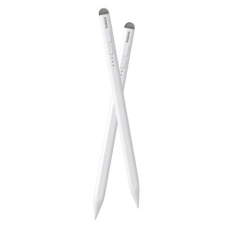 Rysik z aktywną końcówką Baseus Smooth Writing 2 Overseas Edition do iPad z kablem USB-C i wymienną końcówką - biały