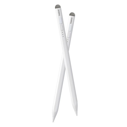Rysik z aktywną końcówką Baseus Smooth Writing 2 Overseas Edition do iPad z kablem USB-C i wymienną końcówką - biały