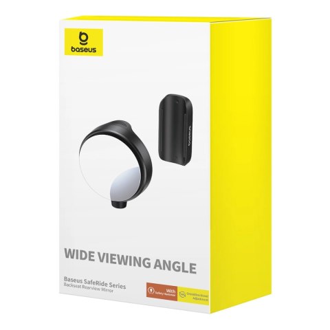 Lusterko wsteczne Baseus SafeRide Series z młotkiem bezpieczeństwa - czarne