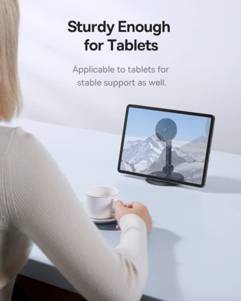 Magnetyczny uchwyt stojący Baseus MagPro do telefonu - czarny