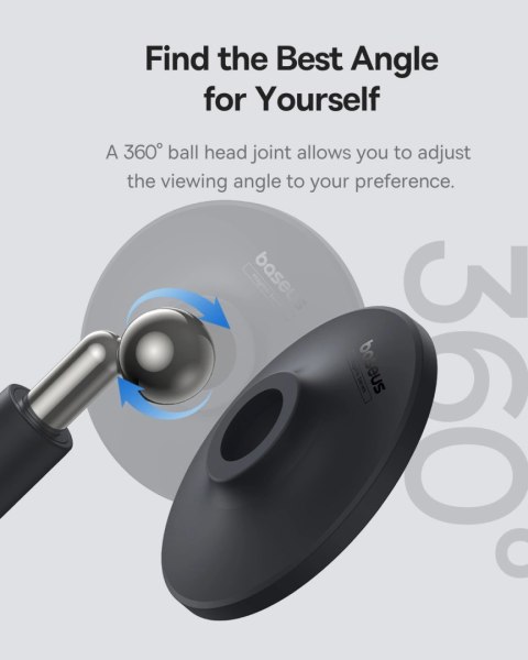 Magnetyczny uchwyt stojący Baseus MagPro do telefonu - czarny