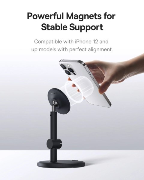 Magnetyczny uchwyt stojący Baseus MagPro do telefonu - czarny